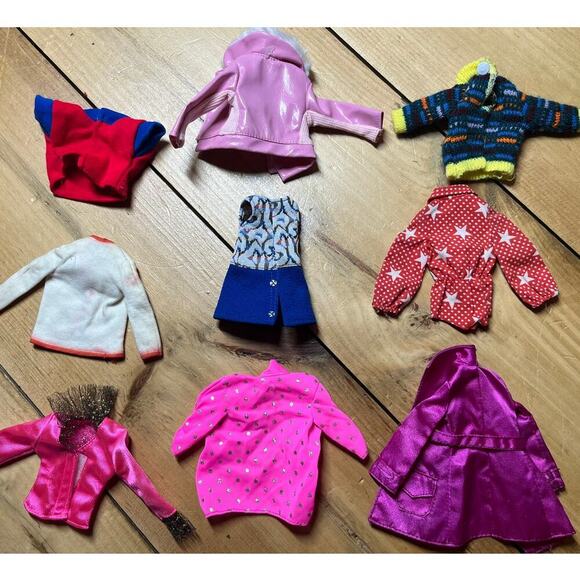 Lot of 9 Vintage Barbie Doll Clothing. Jackets, sweaters, etc. - Picture 5 of 6